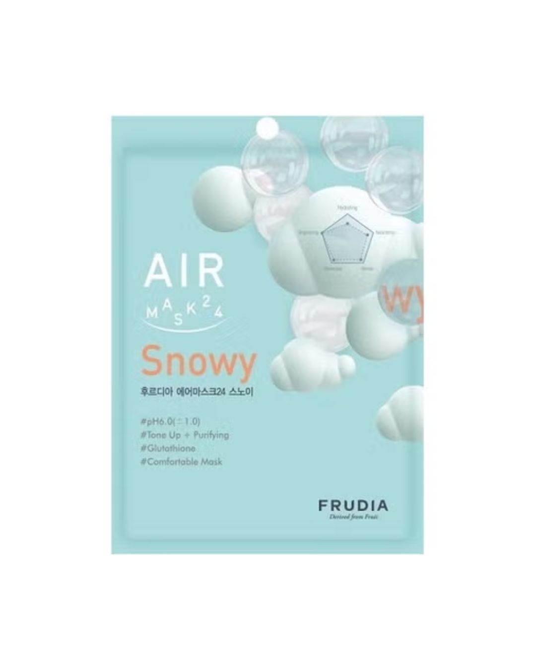 Frudia AIR Mask Snowy 25ml - 1ud