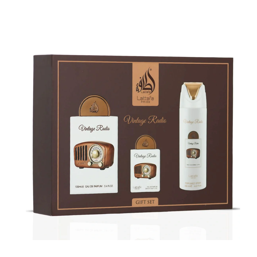 GIFT SET VINTAGE RADIO