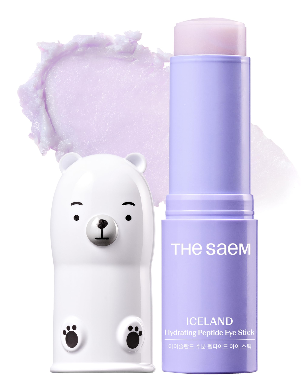 The Saem Iceland Hydrating Stick para Contorno de Ojos con péptidos