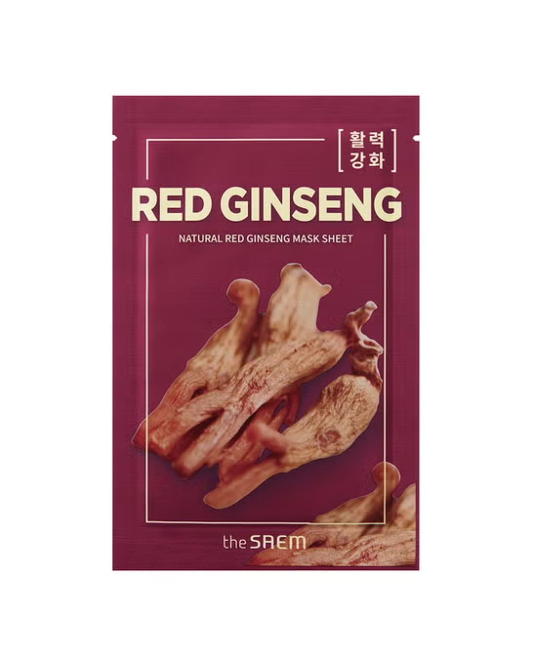 THE SAEM Natural Mascarilla Ginseng Rojo 21ml