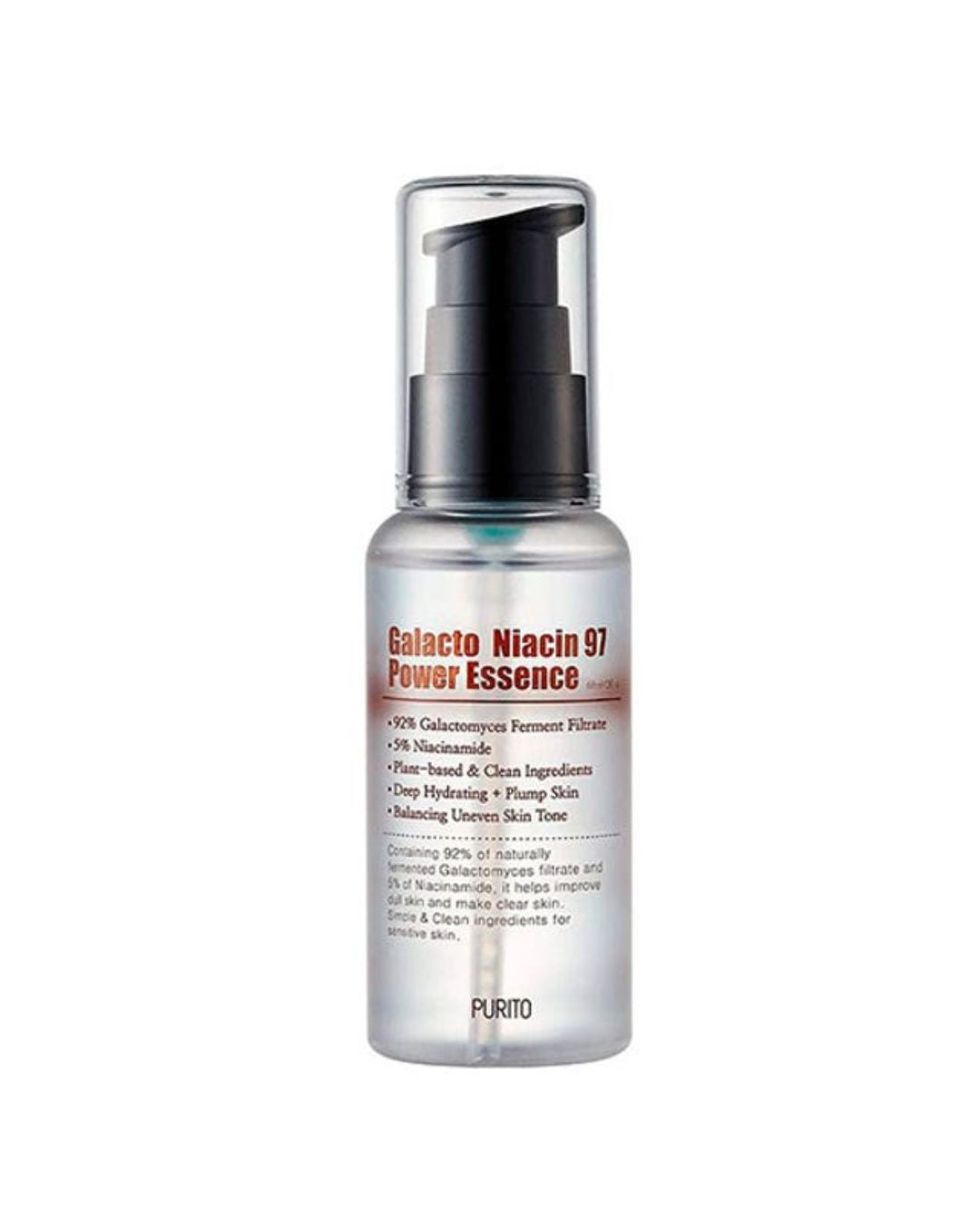 PURITO Galacto Niacin 97 power Esencia con Galactomyces y Niacinamida 60ml