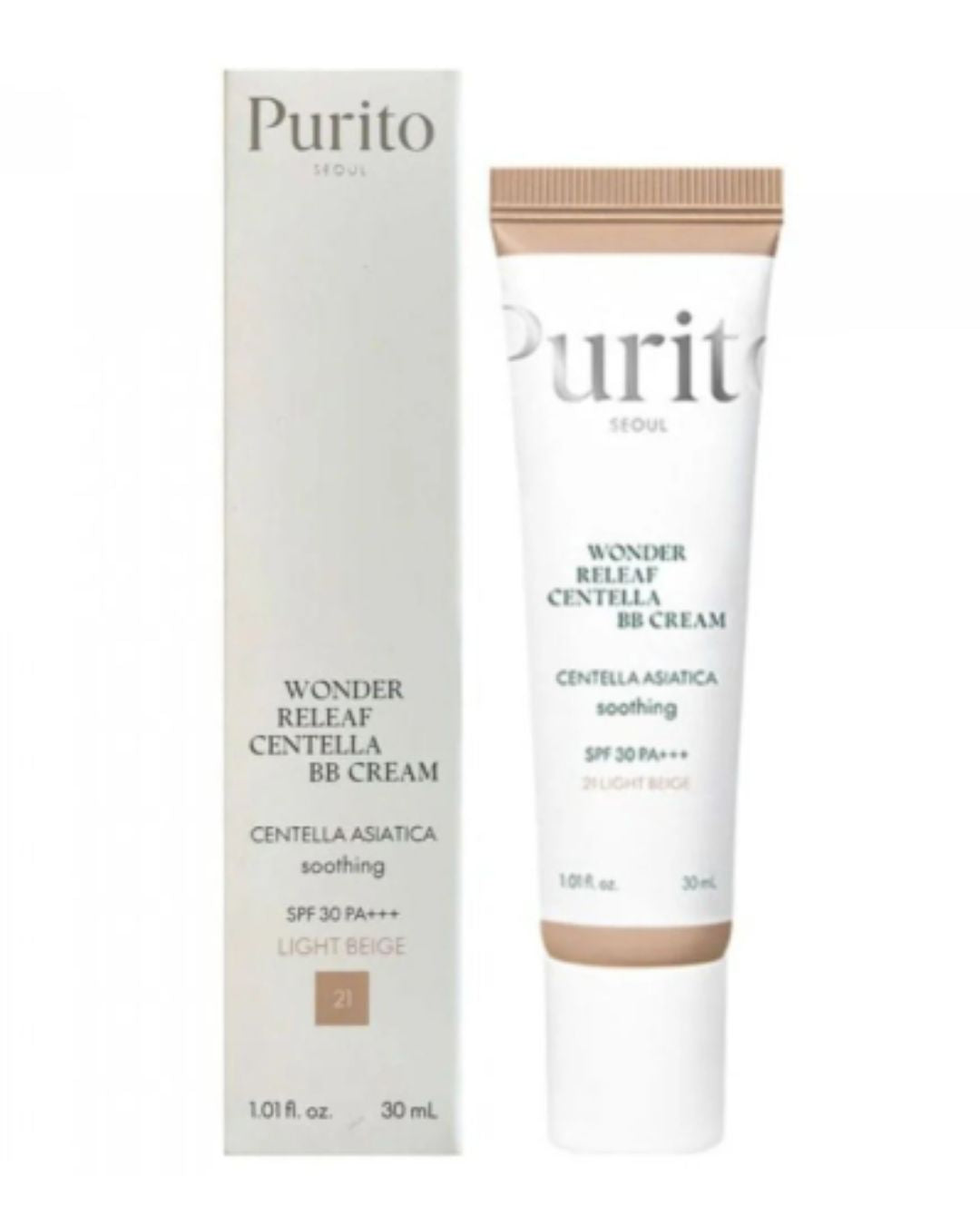 PURITO Wonder Releaf BB cream con centella 21 SPF30 PA+++ 30ml