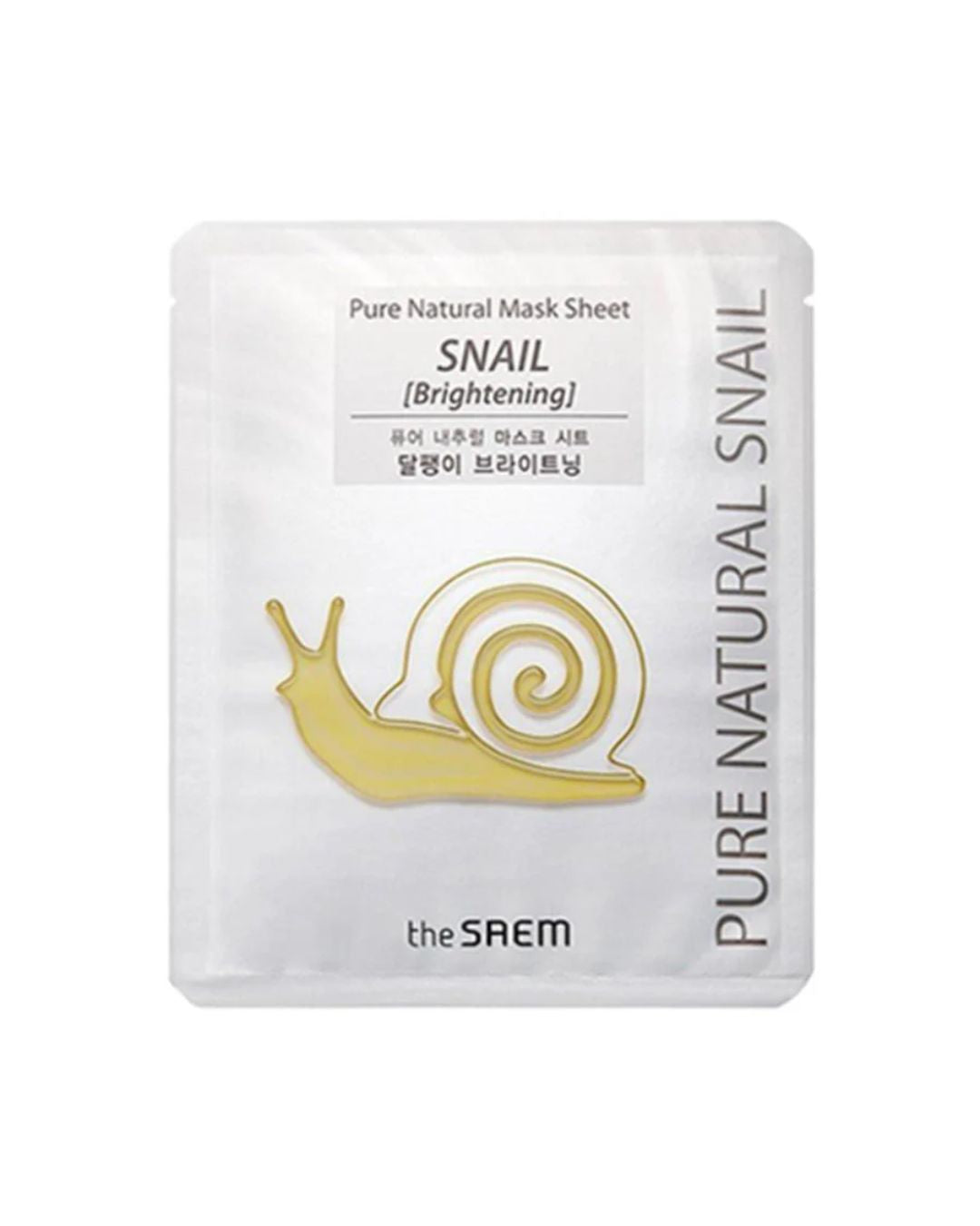 THE SAEM Pure Natural Mascarilla de Caracol Iluminadora