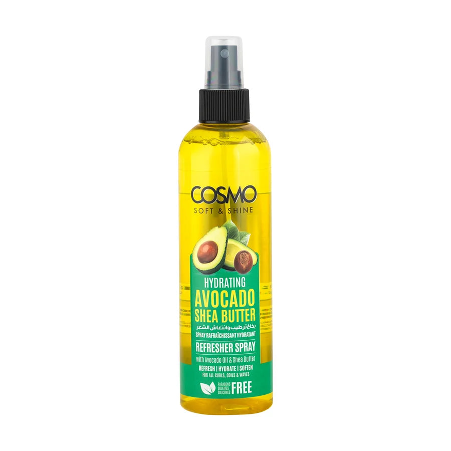 REFRESHER SPRAY 250ML AVOCADO & SHEA BUTTER (SOFT & SHINE) (COSMO SERIES)