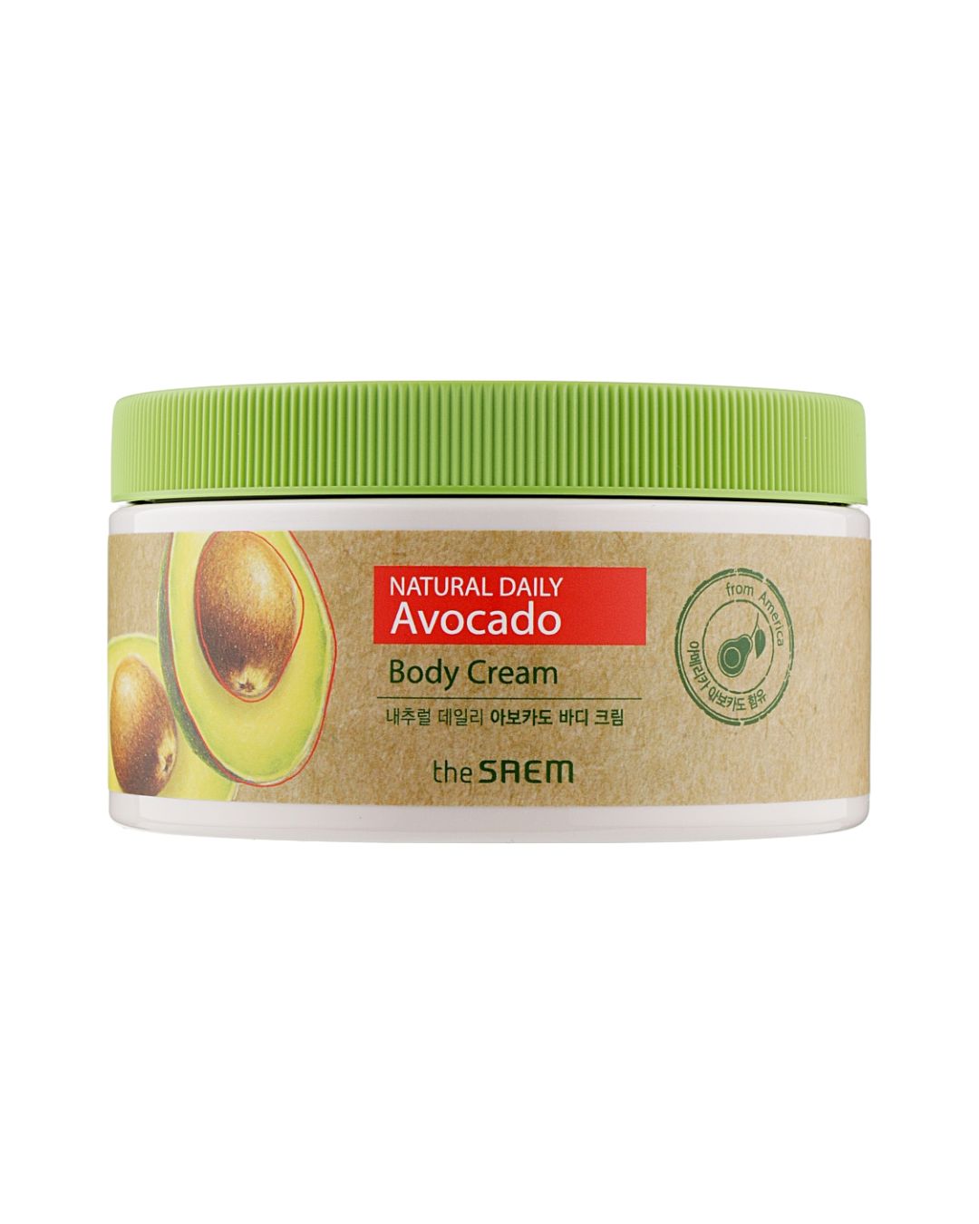THE SAEM Natural Daily Crema corporal de aguacate 300ml
